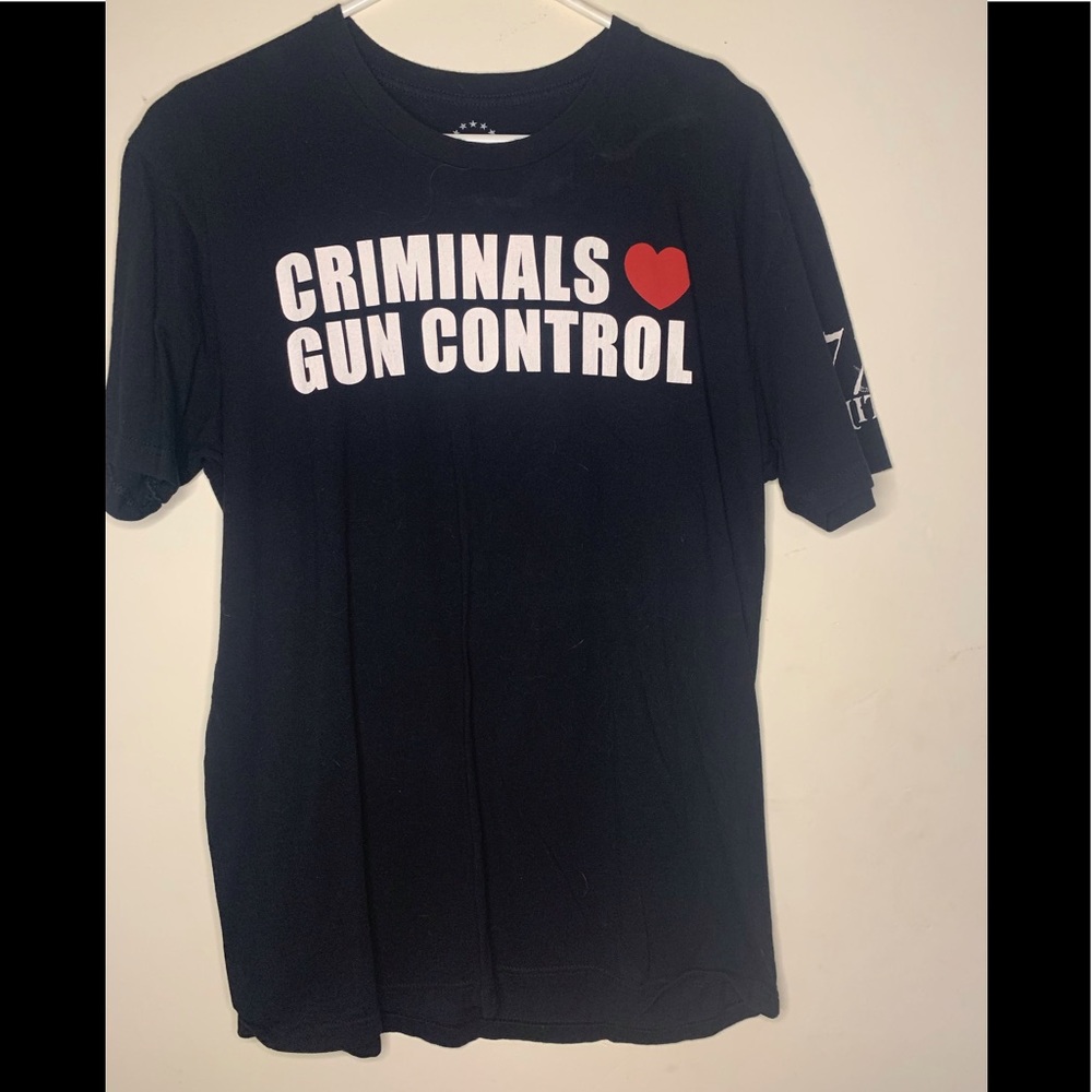 Men’s large anti gun control T-shirt